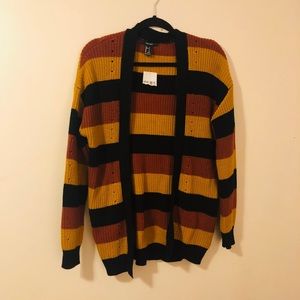 Forever 21 colorblock cardigan